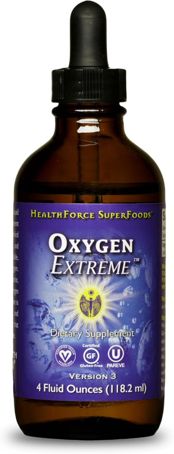 HEALTHFORCE SUPERFOODS Oxygen Extreme - Liquid - 4 Fl Oz Liquid Dropper