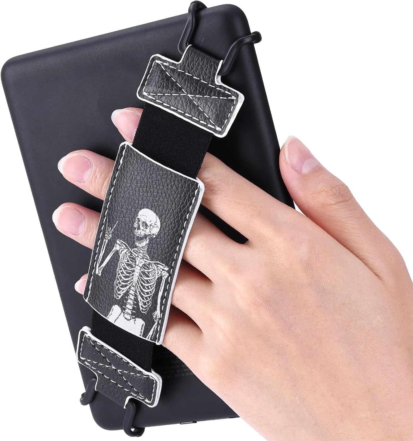 Secure Hand Strap for Kindle and Tablet - Lightweight and Versatile High Elasticity Finger Grip Holder Accessories for 6-8 Inches Kobo/Voyaga/Lenovo/Sony/Kindle E-Book Tablet.