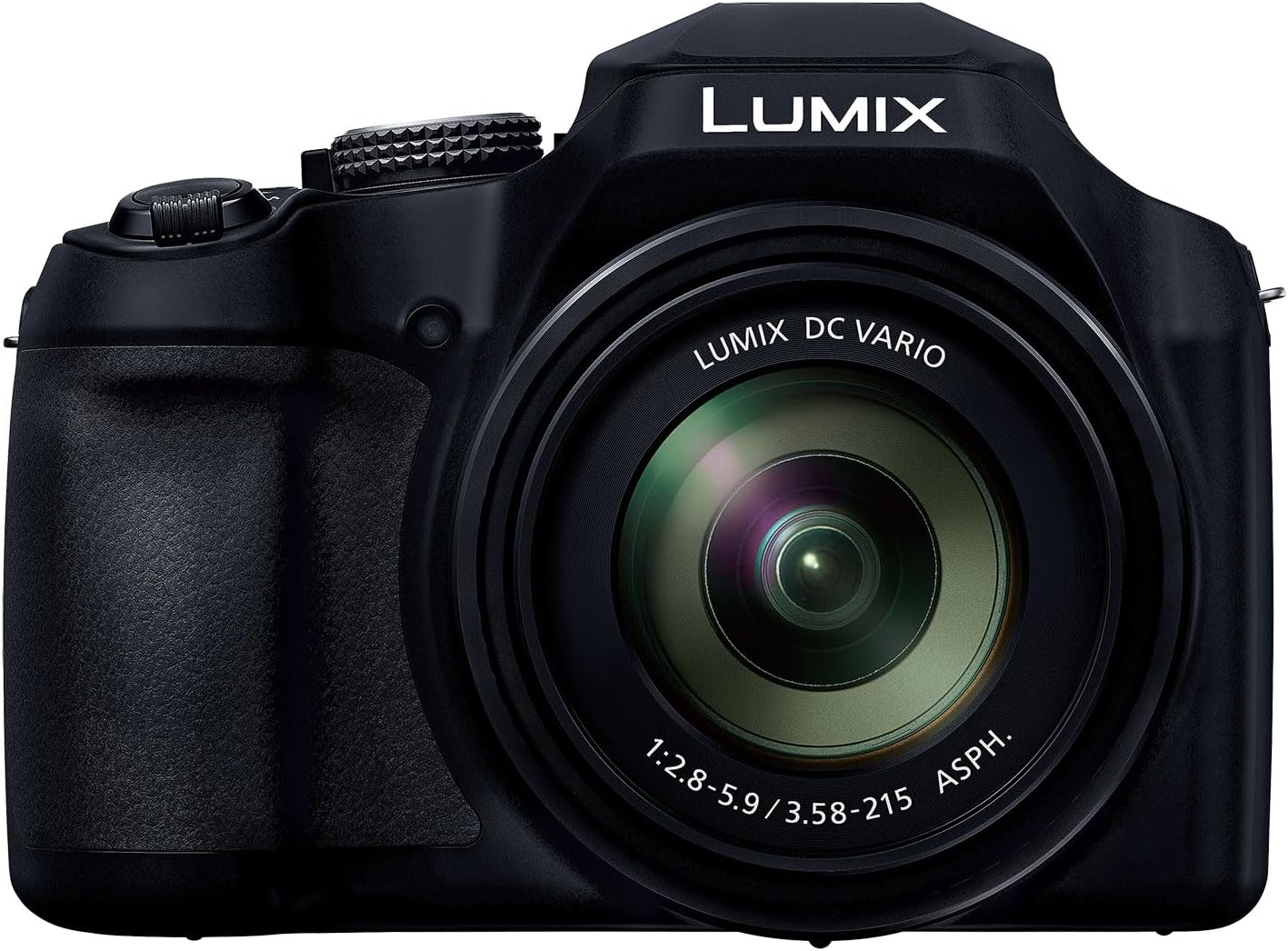 Panasonic Lumix DC-FZ82DE-K Bridge Camera with 20-1200 mm F2.8-5.9 Lens, 18.1MP, 4K Video & Photo, OLED Live View Finder, LCD Touch Screen, USB-C, Black