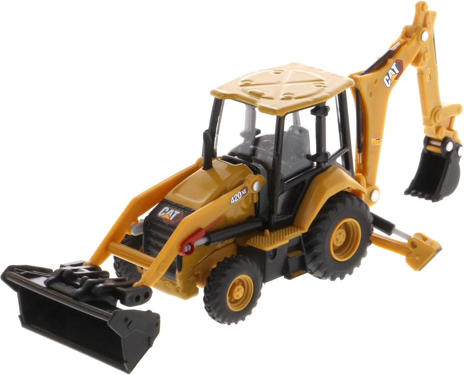 Diecast Masters 1:64 Scale Caterpillar 420 XE Backhoe Loader Model 85765 | Play & Collect Series Cat Construction Equipment