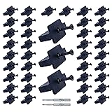 1000PCS Hidden Fasteners Deck Fastener Clip Universal Nylon Clips Decking Fasteners Preloaded T Clips for Installing Composite Deck Boards