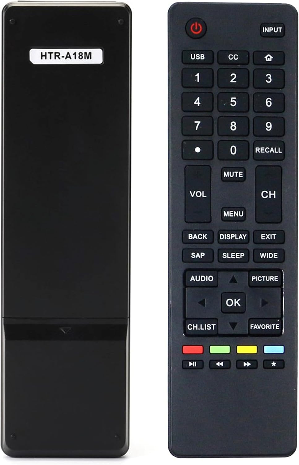 Remote Control HTR-A18M fit for Haier LCD LED TV LE58F3281 32D3000 LE32M600M20 LE32F32200 LE24M600M80 65d3550 LE39M600M80 40D3500M 48D3500 LE48M600M80 LE50M600M80 55D3550