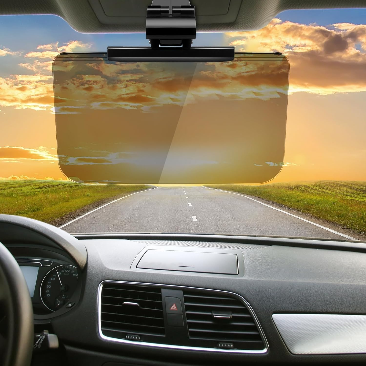 Timtin Sun Visors for Car, Car Sunshade, Big Size Adjustable Visor Extender Applies to SUV, Versatile Rotatable Sun Protection Shield Extension, Safe Driving for Automobile