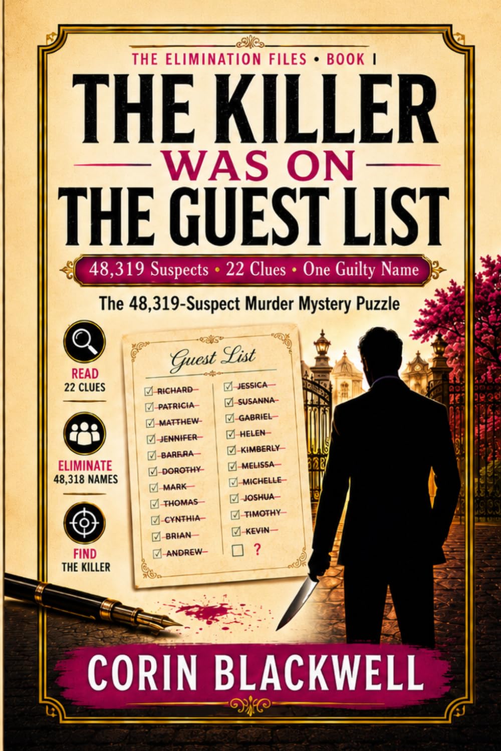 The Killer Was On The Guest List: The 48,319-Suspect Murder Mystery Puzzle