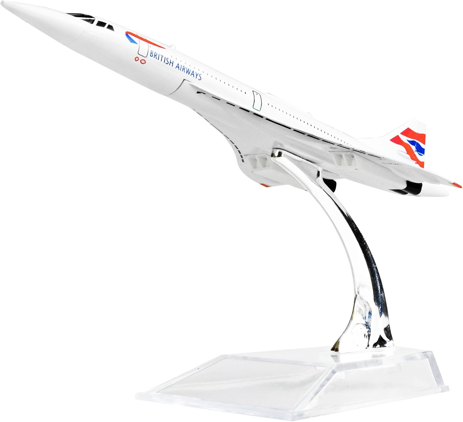 LEX ES Diecast Plane 1:400 BRITISHF-BVFB Concorde Metal(16cm) Plane Model Office Decoration or Gift