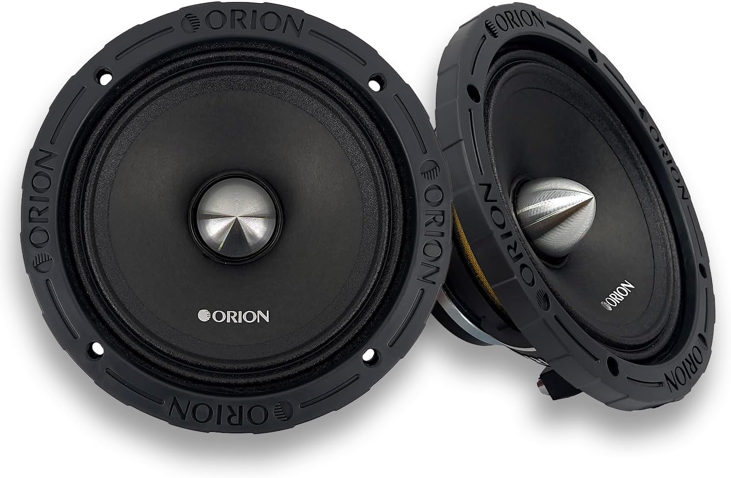 ORION HCCA64N HCCA Series 6.5” Ultra Efficient Neodymium Midrange Loudspeaker, 1400W Max Power, 350W RMS, 4 Ohm, 1.5” Voice Coil - High Output Pro Car Audio Stereo, Premium Quality Speaker (Pair)