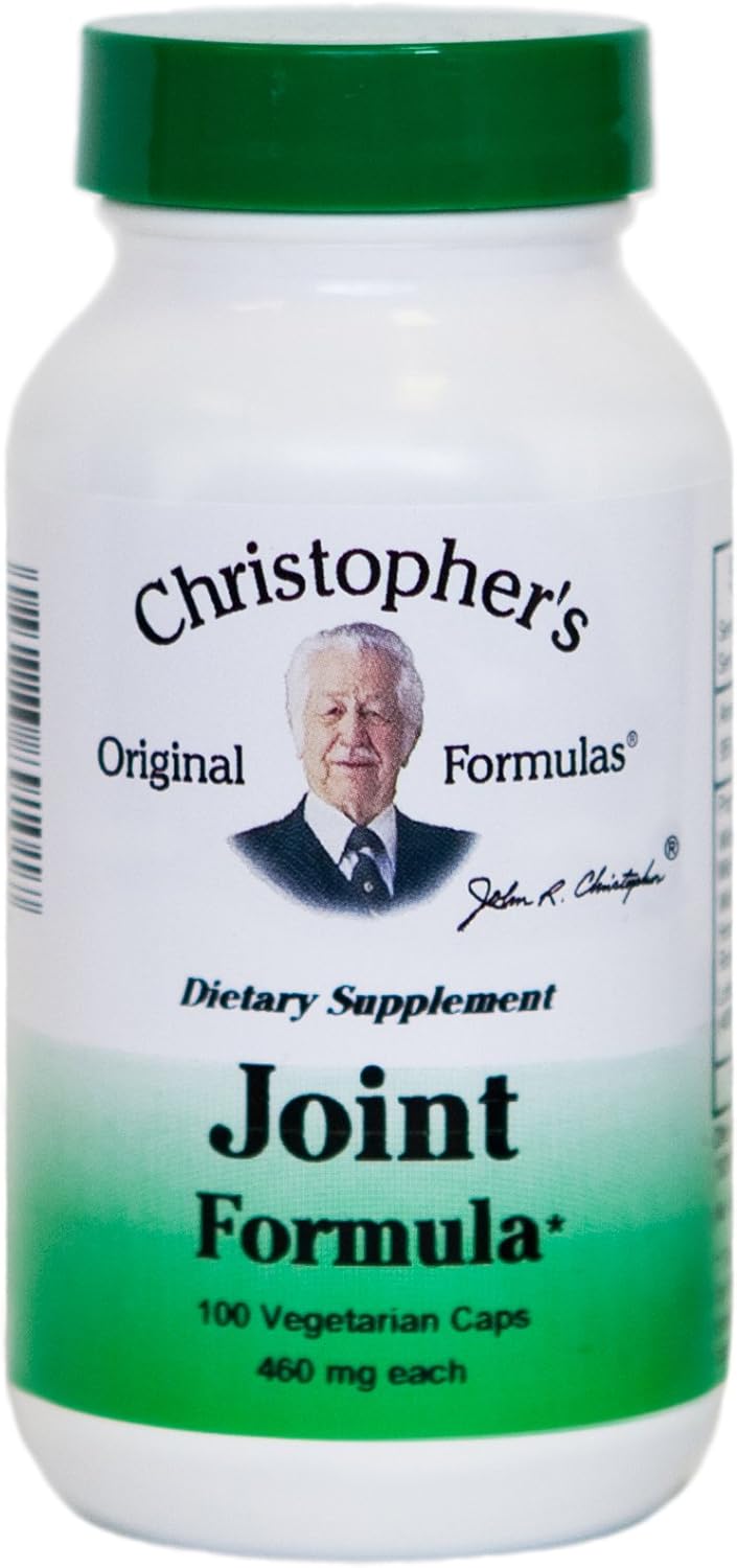 Christopher’s Original Formulas Joint Formula – 100 Vegetarian Capsules – Synergistic Herbal Blend for Joint Support – Made in the USA