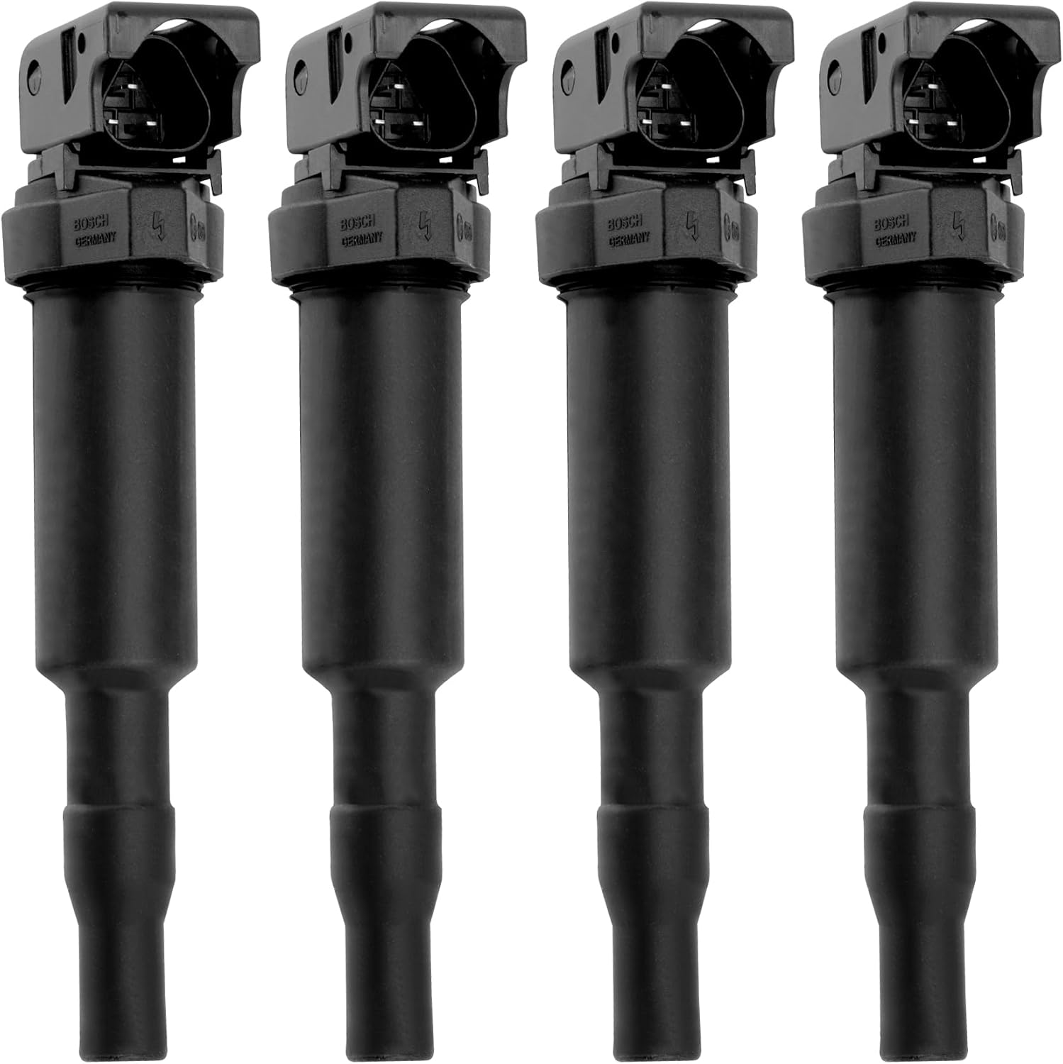 Ignition Coil Pack 0221504470 12138647689 Compatible With Mini R55 R56 R57 R58 R59 R60 R61, Peugeot 207 208 2008, Citroen C3 C4 C5 DS3 DS4 (4 Pcs)