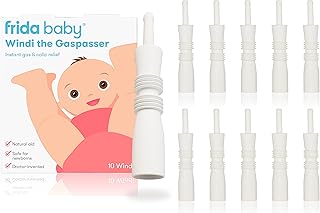 Frida Baby Windi Gas Passer, Baby Gas Relief and Colic Baby Relief, Baby Constipation Relief, 10 Count
