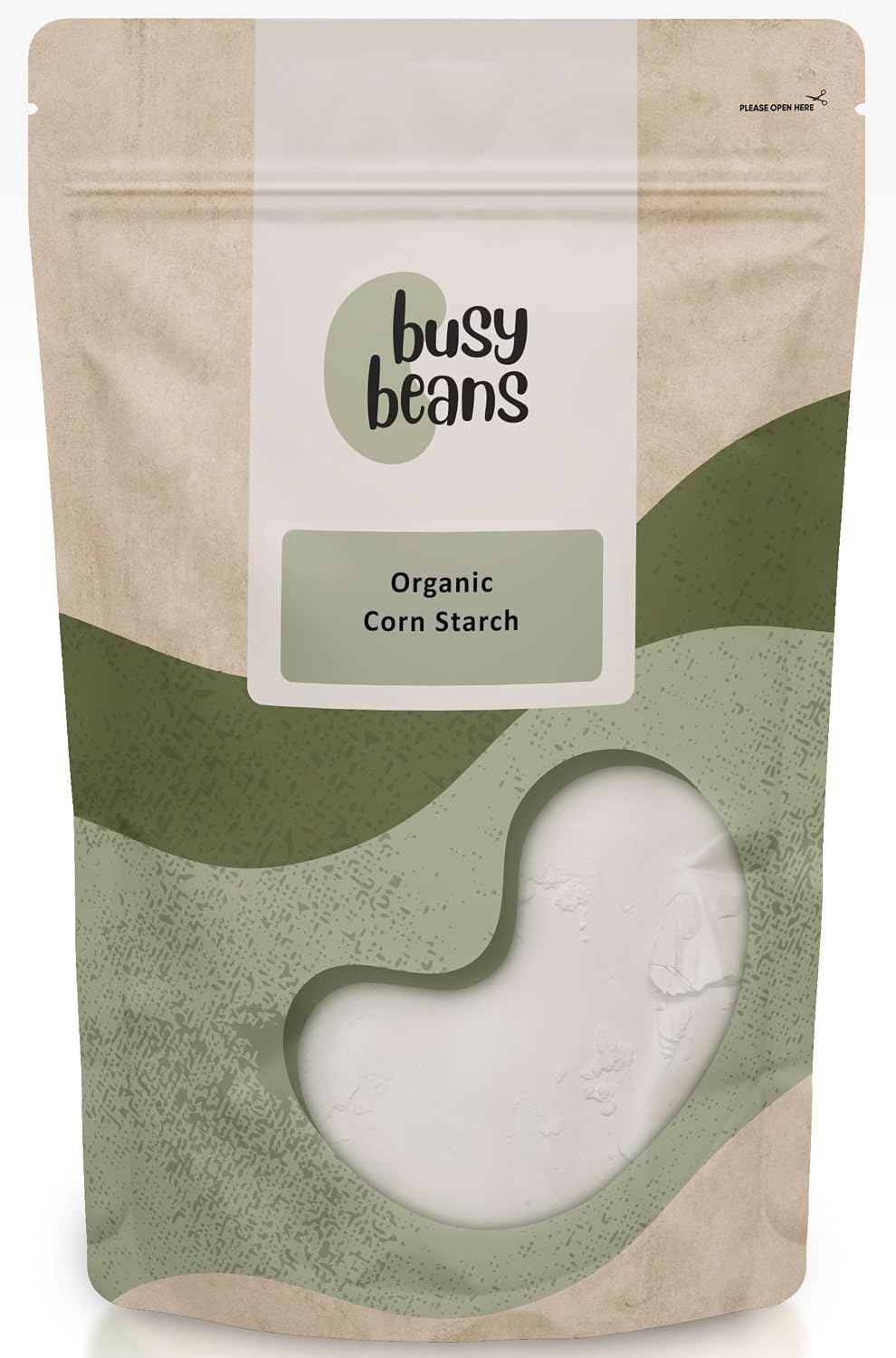 Organic Corn Starch (500g) | Premium Quality | Gluten-Free | Non-GMO Thickening Agent