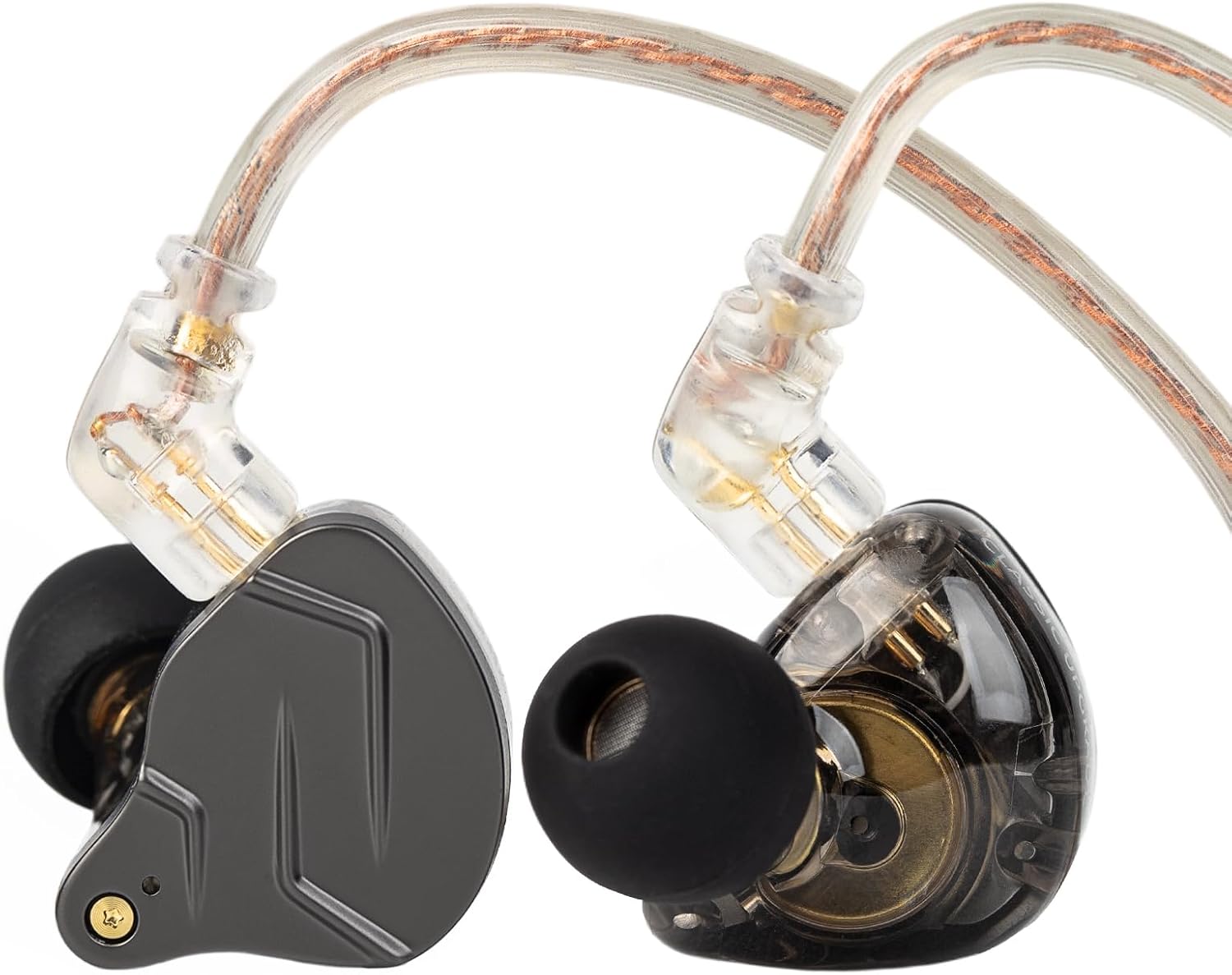 Yinyoo KZ ZSN Pro in Ear Buds Earphones Hybrid Dynamic Driver Balanced Armature Earbuds Headphones Dual Driver 1DD 1BA Deep Bass Stereo Sound Ergonomic Comfortable Earphones