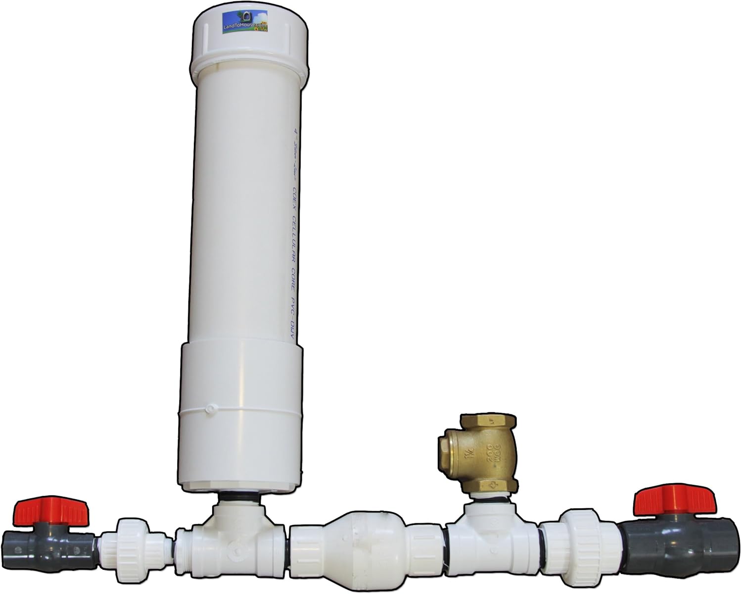 Hydraulic Ram Pump | by Land To House [ 1-1/4" ] (Large) Pump Water Off Grid from Creeks and Streams without Fuel or Electricity