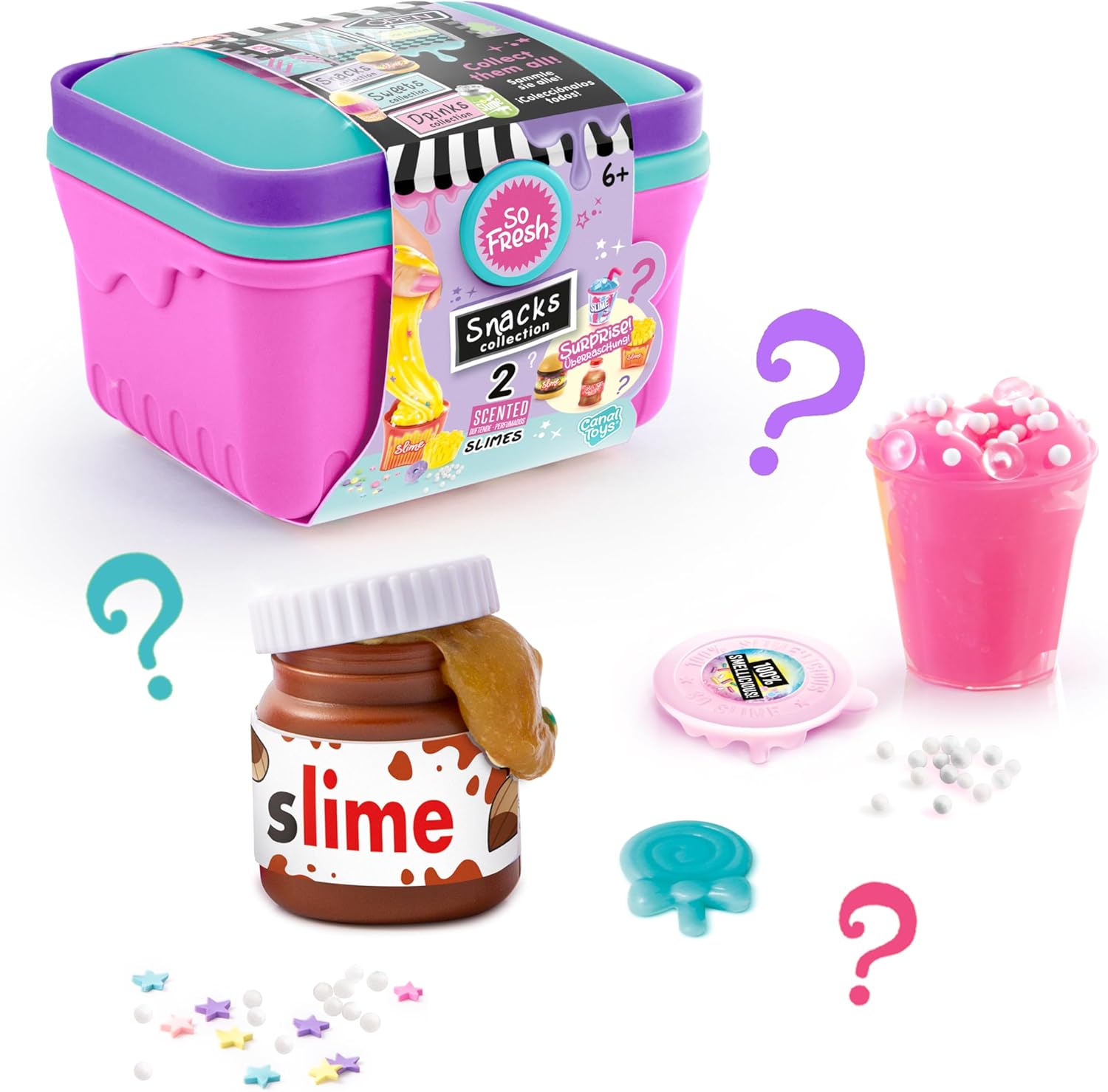 So Slime DIY Mini Market Case, fun slime for kids, mess free slime, collectable shakers, mini market