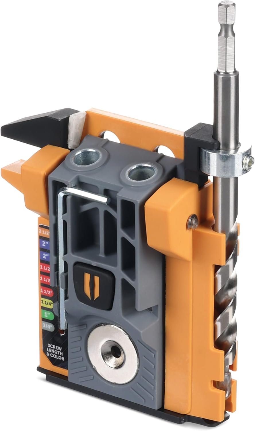 BORA Automatic Mini Pocket Hole Jig Kit for Woodworking Compact All-in-One Self Adjusting Woodworking Joinery Tool for Strong Joints BR-A170301