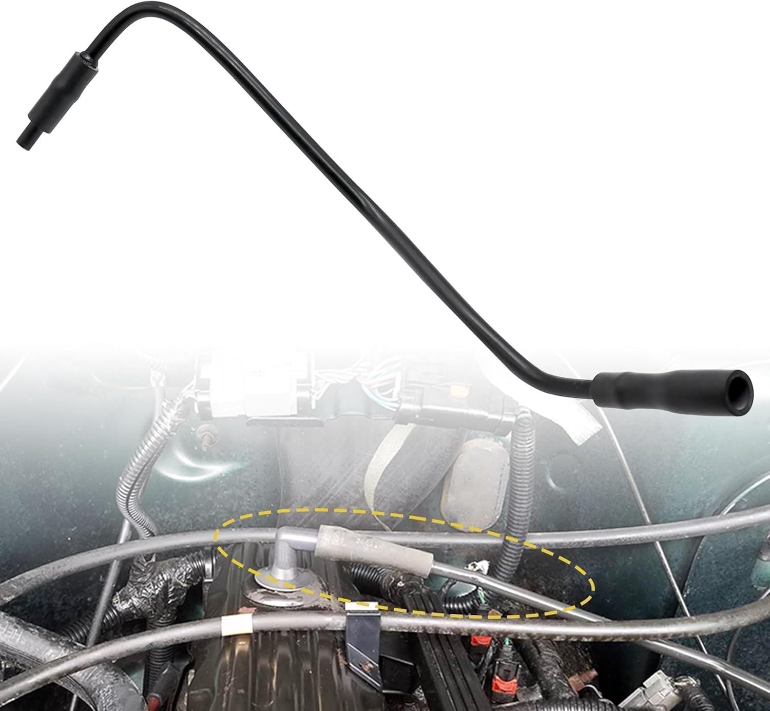 Crankcase Vent Tube Compatible with Jeep Grand Cherokee XJ 4.0L 1996-2001 for Jeep Wrangler TJ 4.0L 1997-2004 Replace# 4854265 04854265