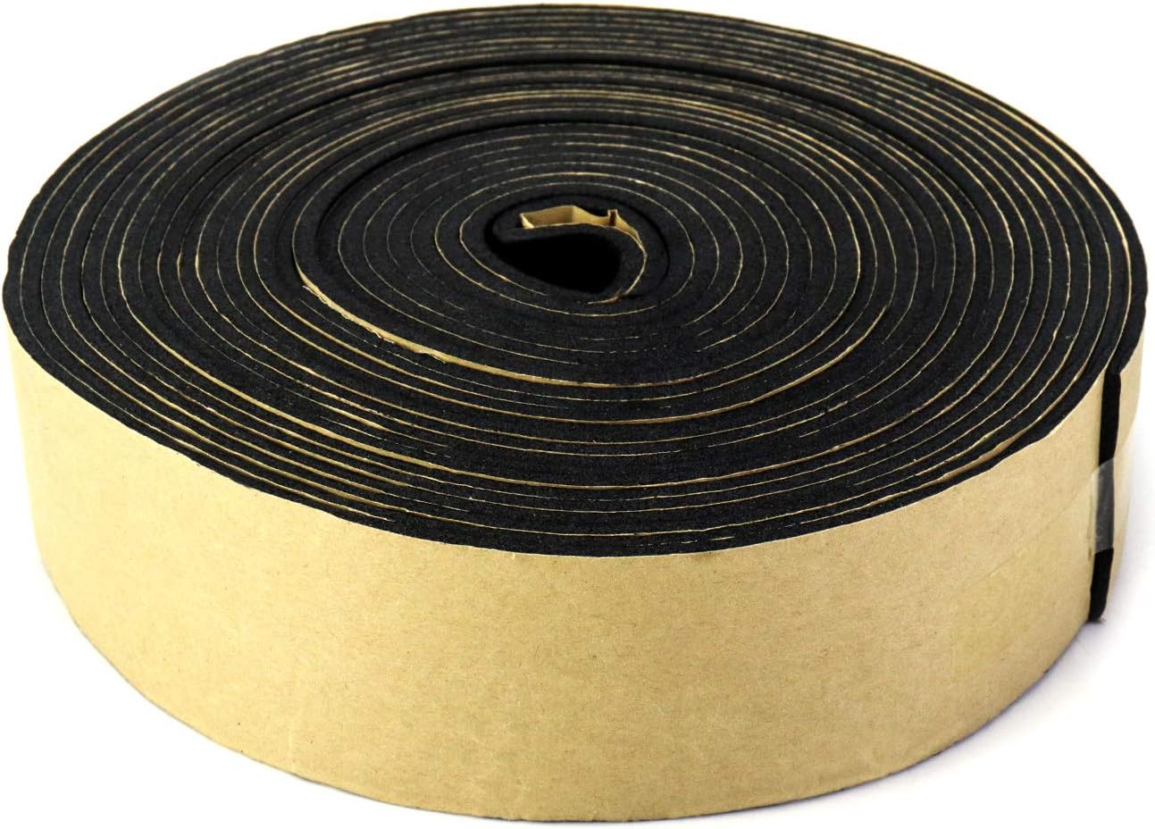 QWORK Pipe Wrap Insulation, Waterproof Foam Insulation Tape Adhesive for Hot or Cold Pipes, 33 Ft x 2 Inch Wide x 1/8 Inch Thick