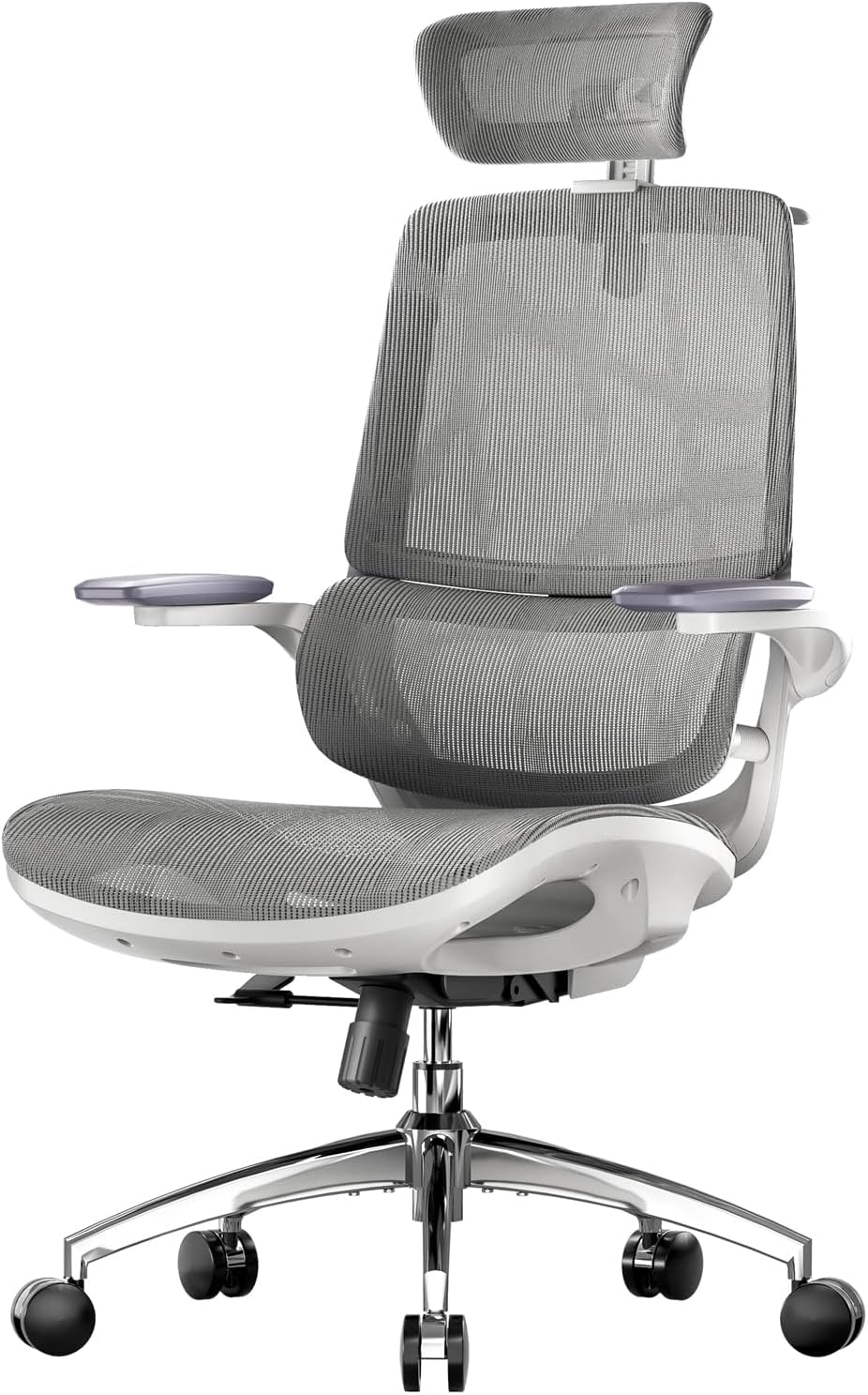 SIHOO M59AS Ergonomic Office Chair, Desk Chair with 3D Flip-up Armrests, Computer Chair with Dual Back Design and Adaptive Dynamic Lumbar Support