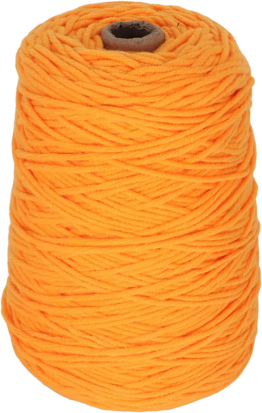 Soft Orange Chenille Yarn - 437 Yards, 0.2-Inch Wide, Anti-Pilling Cotton-Polyester Blend, Ideal for Handcrafts, DIY Knitting, and Crocheting Projects