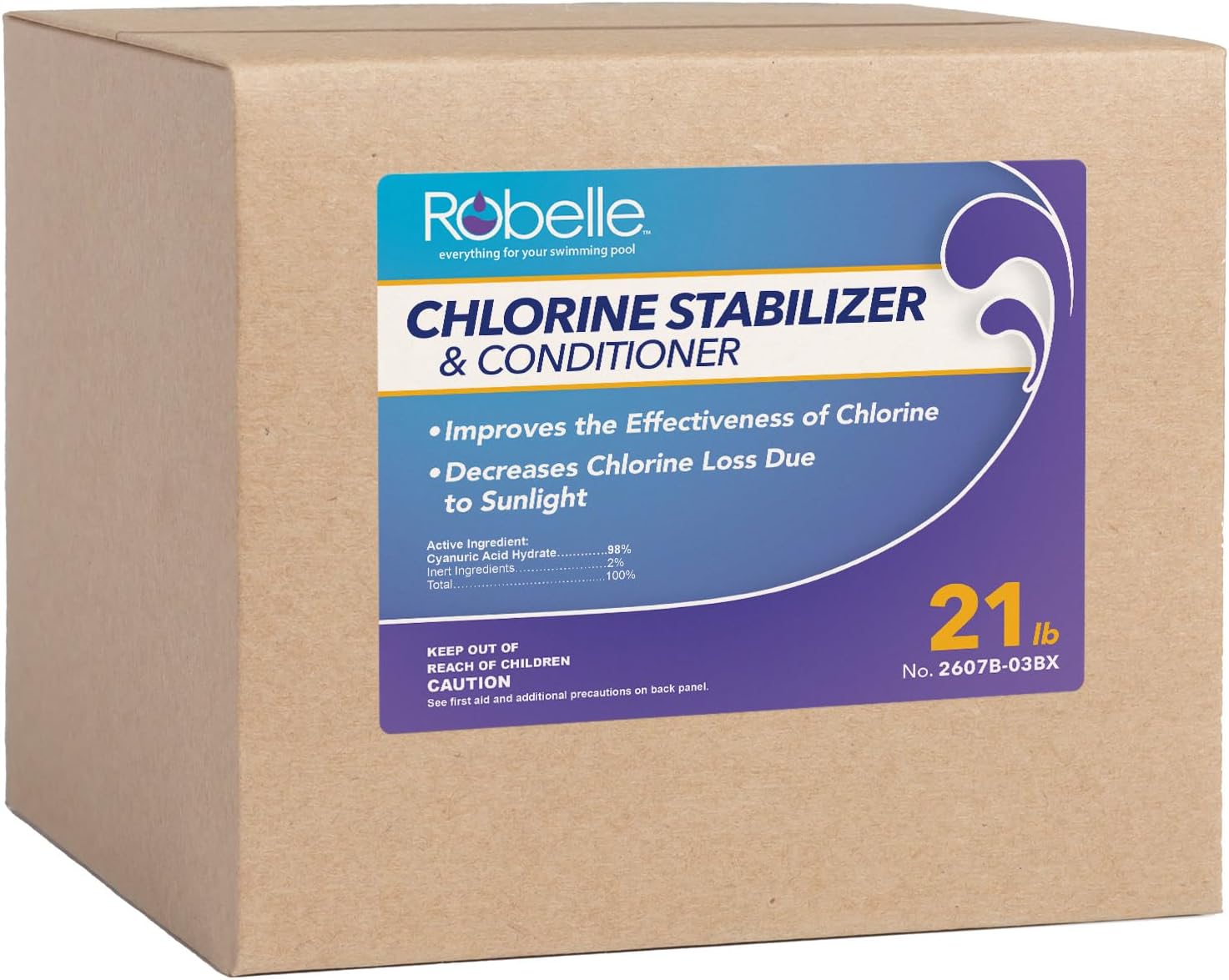Robelle 2607B-03 Pool Stabilizer for Pools, 21-Pounds