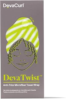DevaCurl DevaTwist Anti-Frizz Microfiber Towel Wrap, Hands Free Design