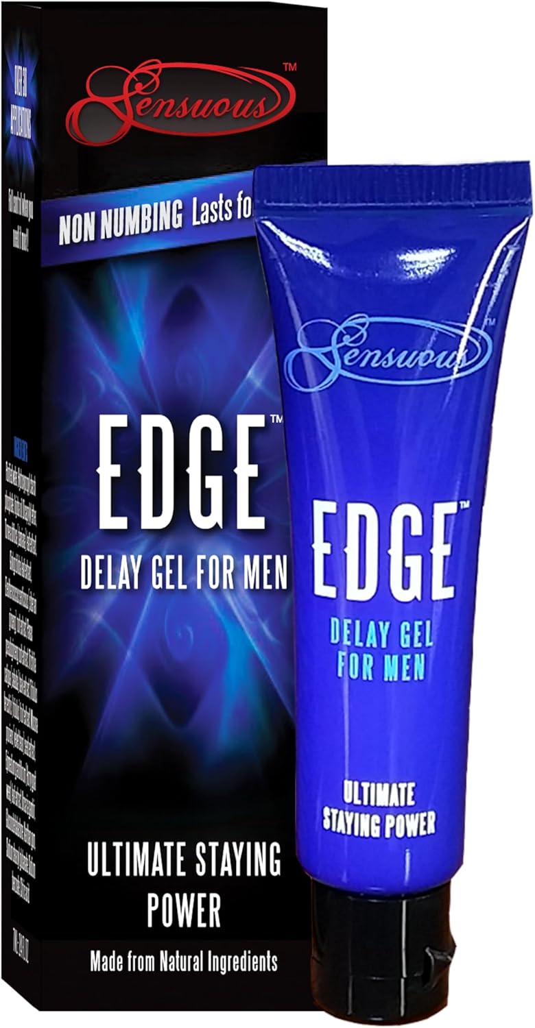 Sensuous Edge Delay Gel for Men Extended Sensation and Enhanced Intimacy, Long Lasting Effect for Improved Sexual Wellness 7ml