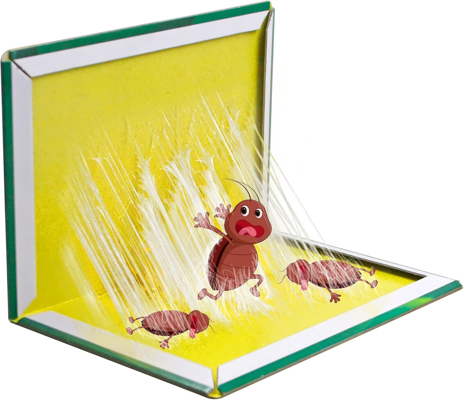 Jaydear Pest Sticky Pads Trap, 12 Pack Multi-Use Glue Traps/Pest Sticky Board, Extra Strong Glue Sticky Board Trap, Effective Traps for Outdoors, Home, Garden & Office