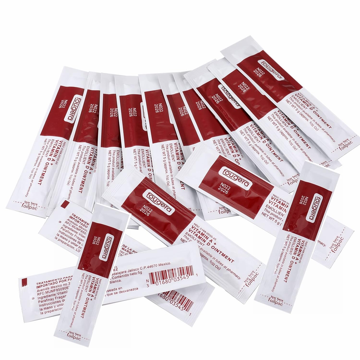 Tattoo Scar Repair Gel,30Pcs Vitamin A & D Anti Scar Repair Gel Aftercare Ointment,Aftercare Scar Repair Cream for Makeup Microblading