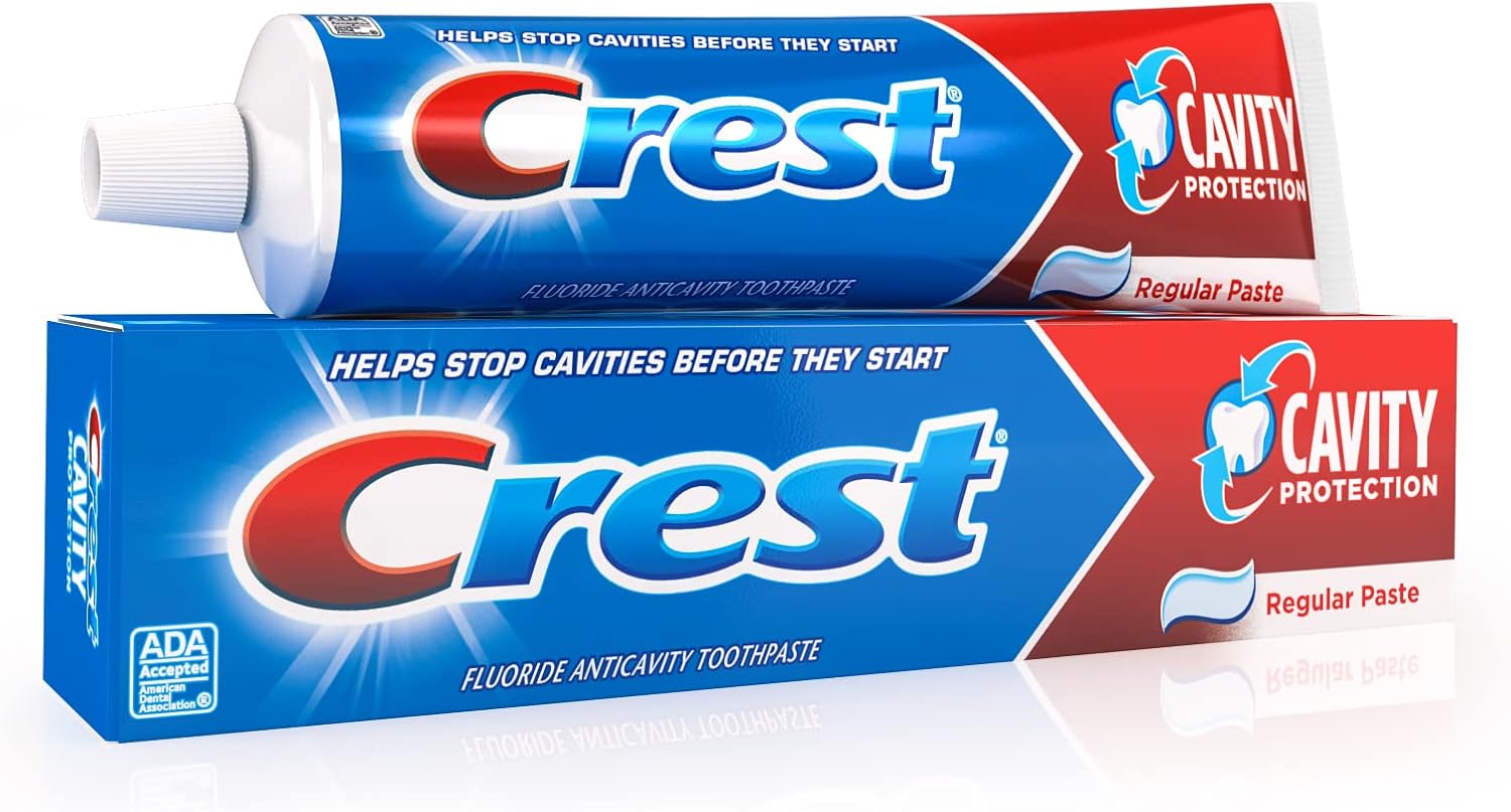Crest Cavity Protection Toothpaste, Regular, 8.2 oz, 6 Count