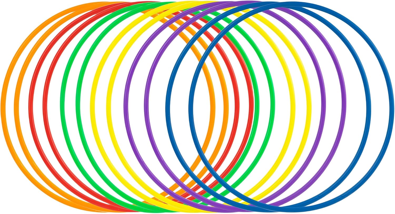 WOFEU Plastic Toss Rings Toys,Mini Throwing Rings Toss Hoops for Kids,Carnival Party Favo Rings Toss for Indoor Outdoor Sport Games for Speed and Agility Practice Game