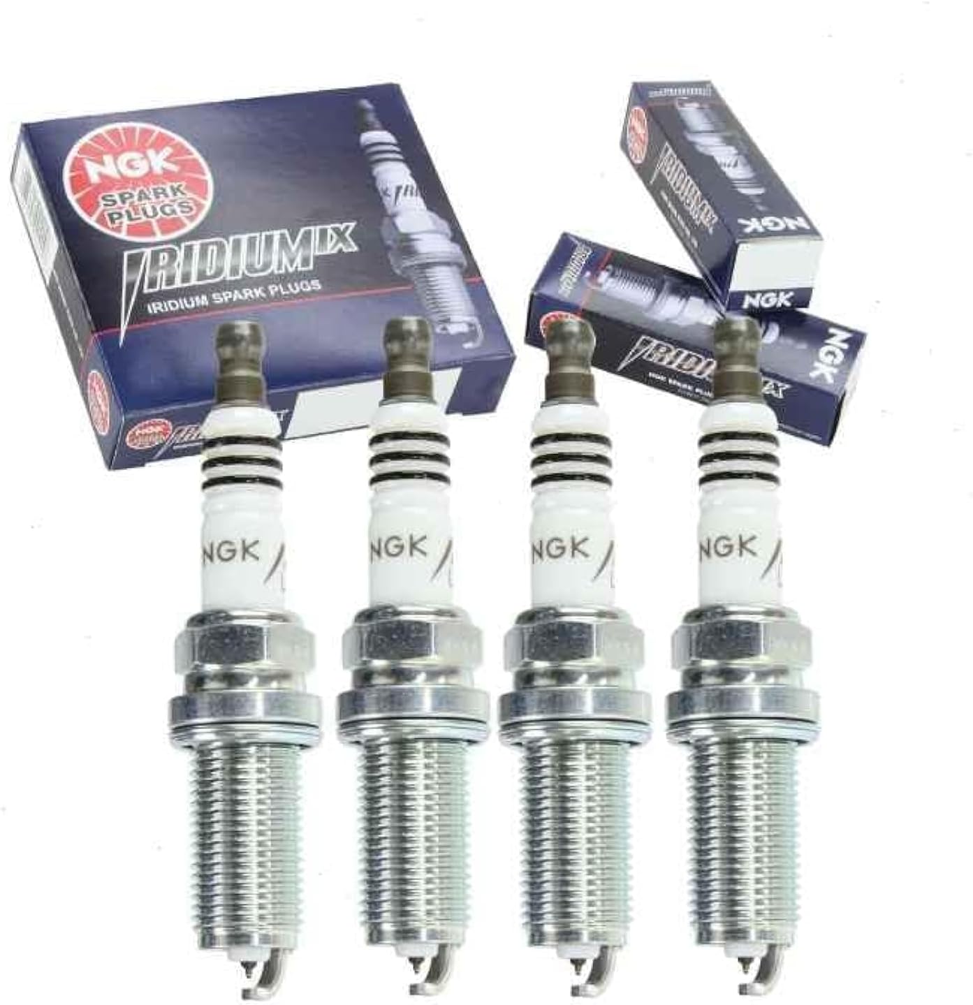 4 pc NGK Iridium IX Spark Plugs compatible with Hyundai Sonata 2.4L L4 2009-2010