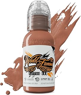 World Famous Pink Tattoo Ink, Vegan and Professional Ink, Made in USA, Dark Honey, 1 oz