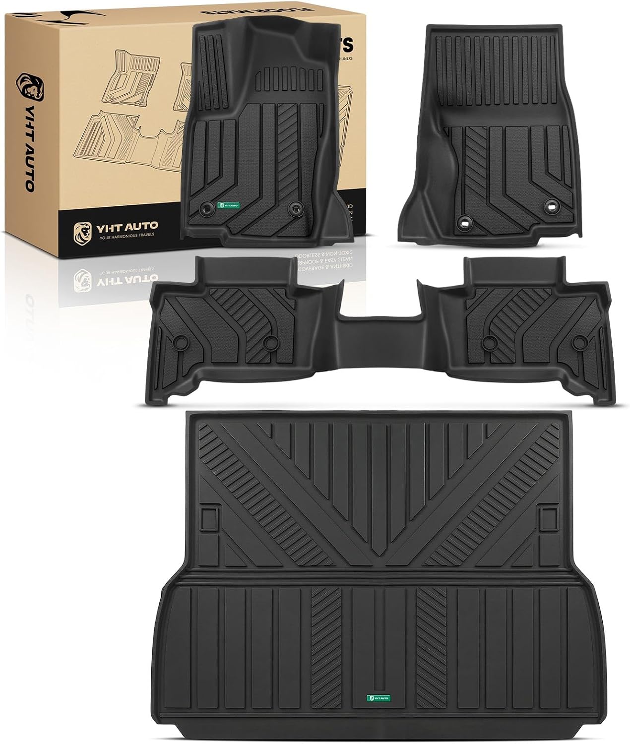 YHTAUTO Floor Mats & Cargo Mat for Lexus, Toyota
