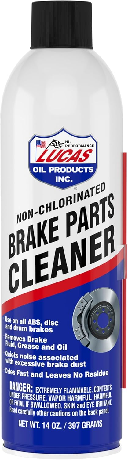 Lucas Oil 10906 Non-Chlorinated Brake Parts Cleaner - 14 Ounce