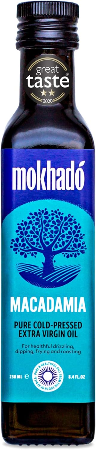 Mokhado Cold-Pressed Extra Virgin Macadamia Nut Oil, 250 ml