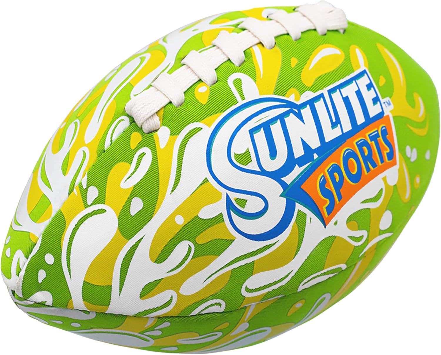 Sunlite Sports Waterproof Football for Lawn Backyard Pool Beach Lake Park Water Toy, Outdoor Play, for Kids Children Teens Adults, Family Fun