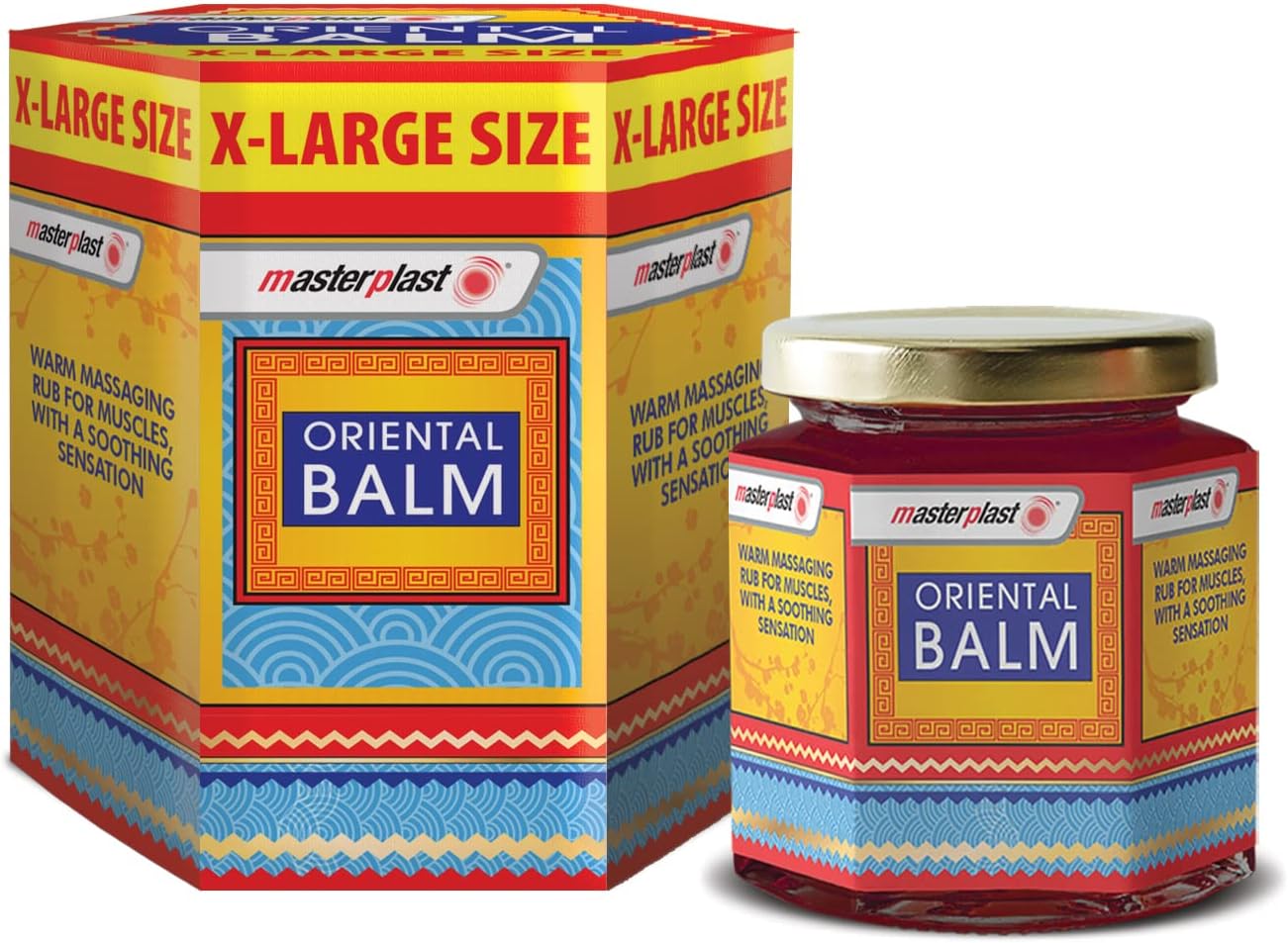 Masterplast Extra Large Oriental Balm, Muscle Relief & Comfort, 36G