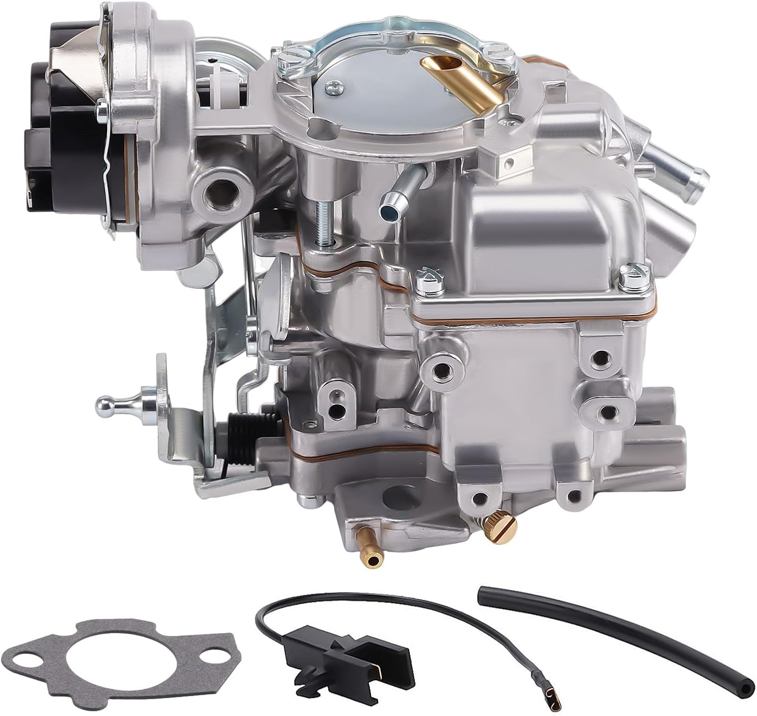 maXpeedingrods 1 Barrel Carburetor Carb for Ford 4.9L 300 Cu/4.1L 250 Cu/3.3L 200 Cu Engine 1965-1985 for Bronco Fairmont Granada Econoline F100 F150 F250 F350, Automatic Choke