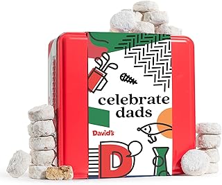 David’s Cookies Father's Day Gift Butter Pecan Meltaways Flavored Gormet Cookies With Crunchy Pecans - Delicious Ideal Cookie Gift Basket For Dads This Father's Day 1 Lb