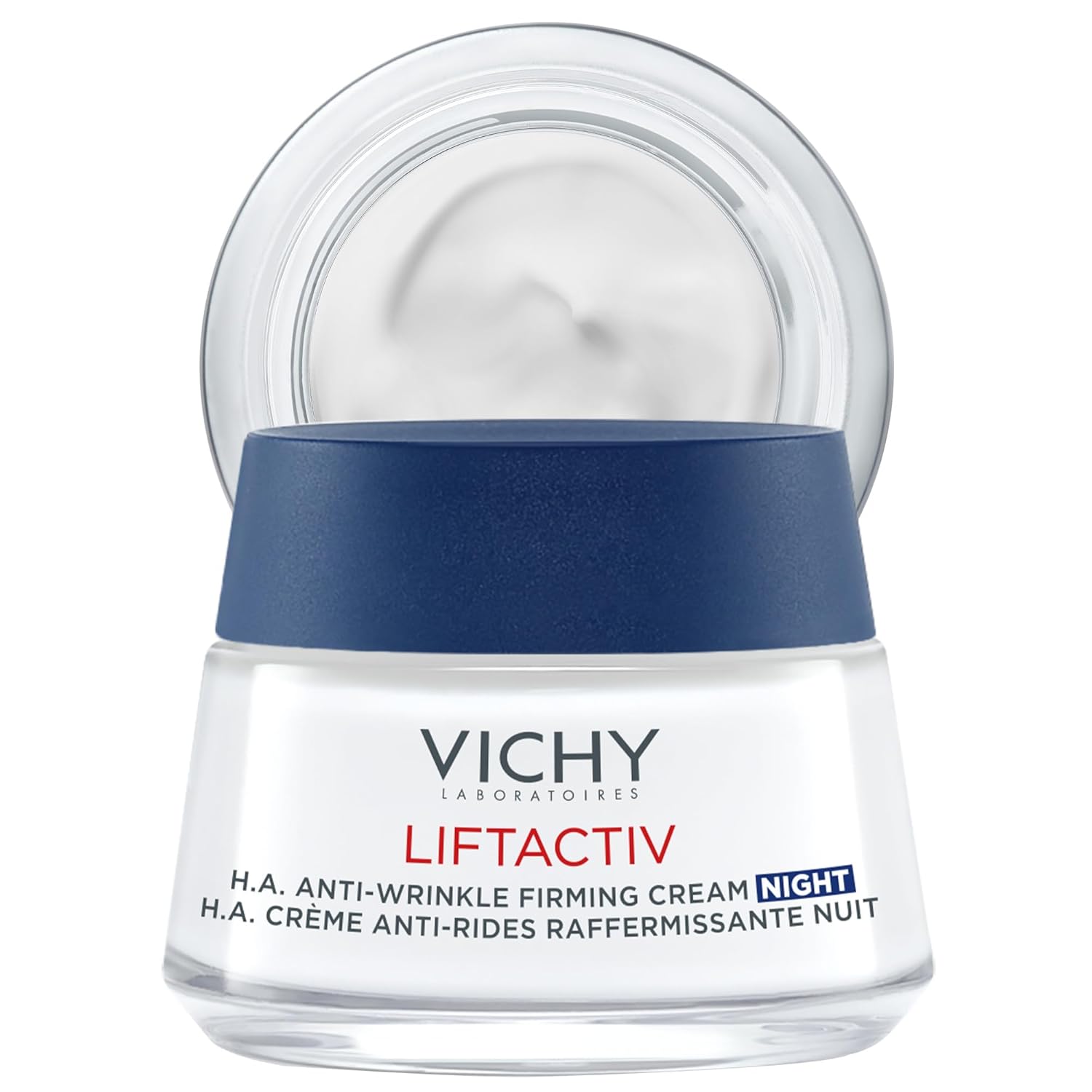 Vichy LiftActiv Supreme Night Cream, Anti Aging Face Cream with Vitamin C and Rhamnose to Firm and Brighten, Suitable for Sensitive Skin