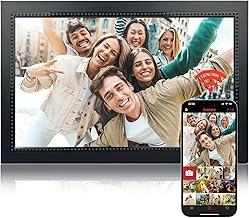 15.6 Inch WiFi Digital Picture Frame, with 1920*1080 IPS HD Touch Screen Digital Picture Frames, 32 GB Storage, Birthday Gifts for Women, Share Moments Instantly Via Frameo App from Anywhere