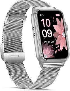 FITVII Nexa Fitness Tracker Answer/Make Calls, Smart Watch with Blood Pressure, Blood Oxygen, 24/7 Heart Rate Monitor, 120+ Sport Mode Activity Tracker with Step Counter, Sleep Tracker for Women Men