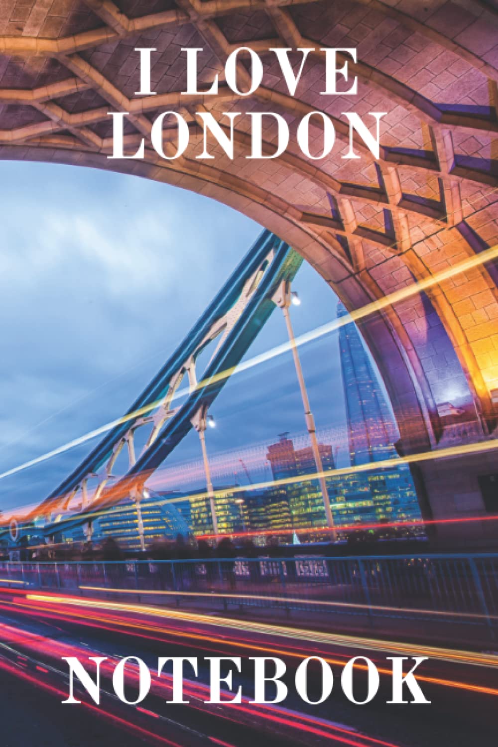 Beautiful London Themed Notebook: This London themed notebook is the perfect gift for Londoners and anyone who loves London and its culture also, anyone who likes to take notes and organise their life