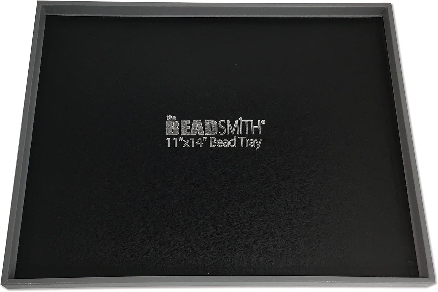 The Beadsmith Bead Mat Tray – Portable Workstation – 11.5” x 14.5” x 0.5” – Lightweight Tray for Holding Bead Mats, Beads and Jewelry Storage – Easy to Transport