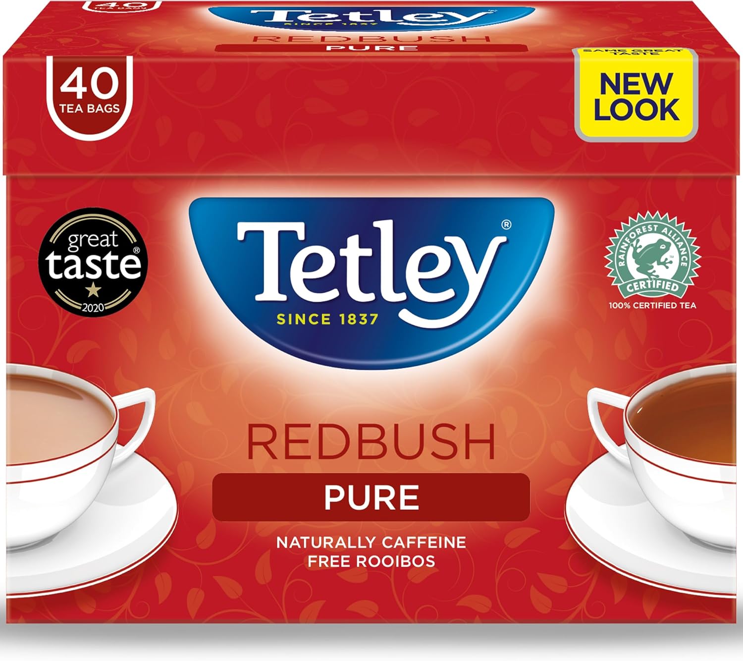 Tetley Redbush Pure 40 Tea Bags