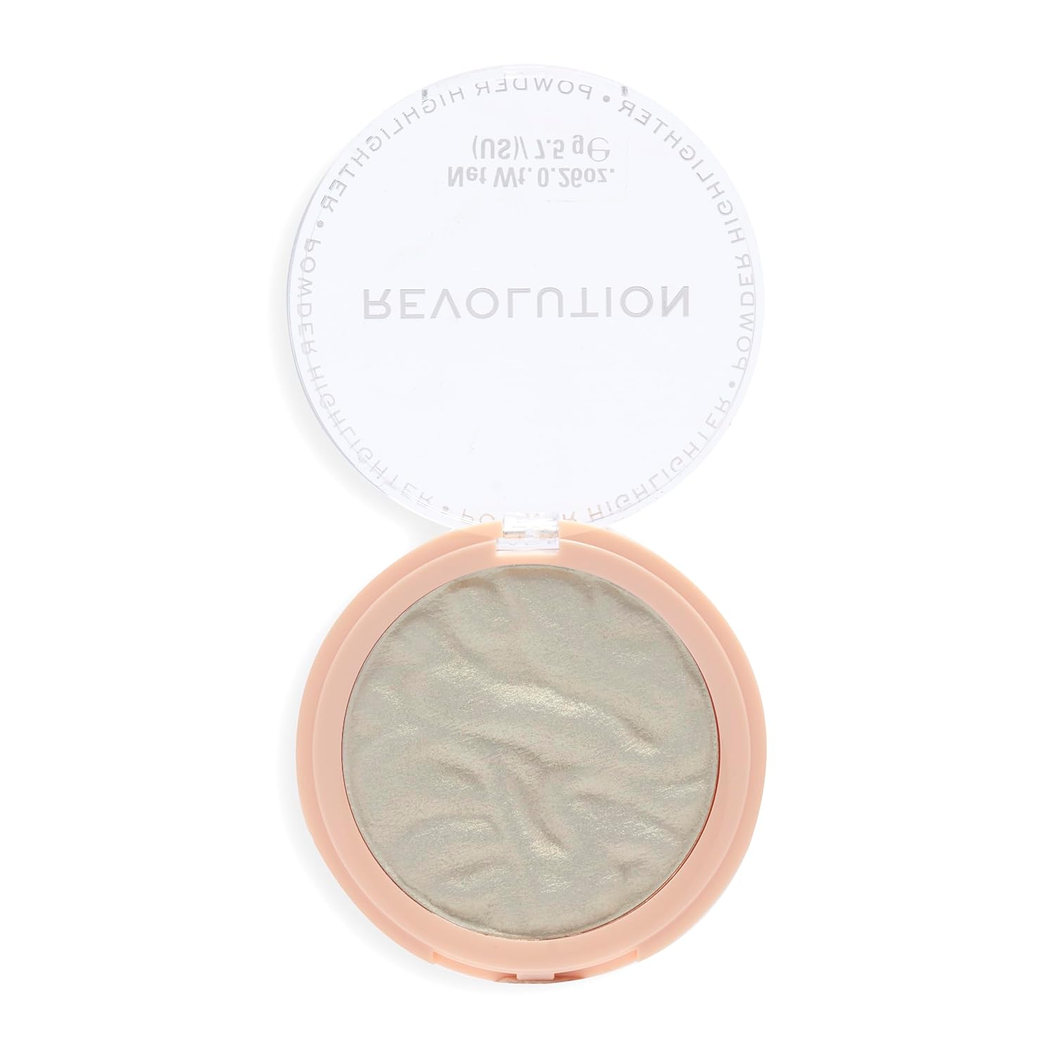 Revolution, Reloaded Pressed Powder Highlighter, Intensely Pigmented for a High Impact Dewy Finish, Golden Lights, 0.22 Oz