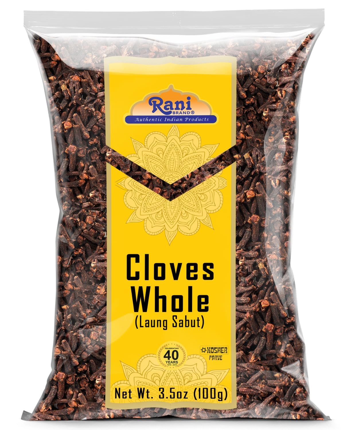 Rani Cloves Whole (Laung) 3.5oz (100g) Great for Food, Tea, Pomander Balls and Potpourri, Hand Selected, Spice ~ All Natural | NON-GMO | Kosher | Vegan | Gluten Friendly | Indian Origin