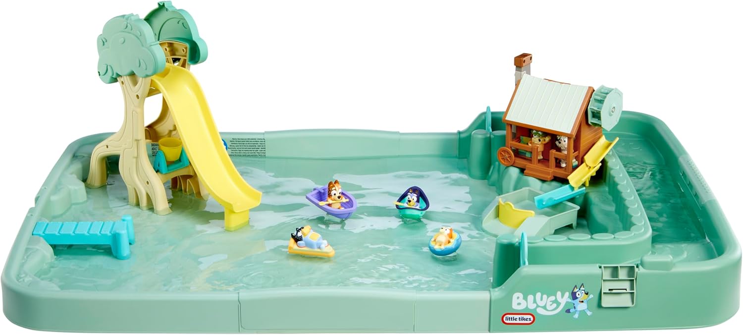 Little Tikes Bluey Bushland Adventure - Comes with 6 Accessories, Bluey Active Play, for Boys and Girls Ages 2-4 Years, Blue