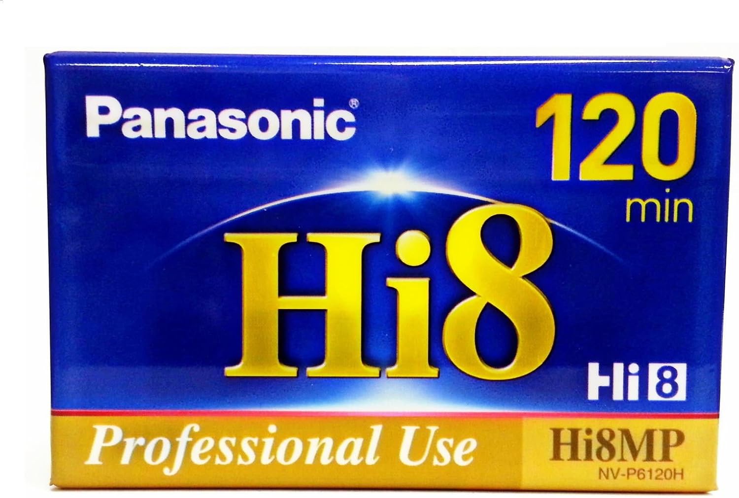 Panasonic Hi8 120 Min Black 8mm Tape