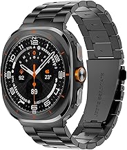 Band Compatible with Samsung Galaxy Watch Ultra 47mm(2024),Metal Stainless Steel Bands Strap Men Women,NOT for Galaxy Watch 7 6 5 4 Band 40mm 44mm 45mm/Watch 6 4 Classic 42mm 46mm 43mm 47mm