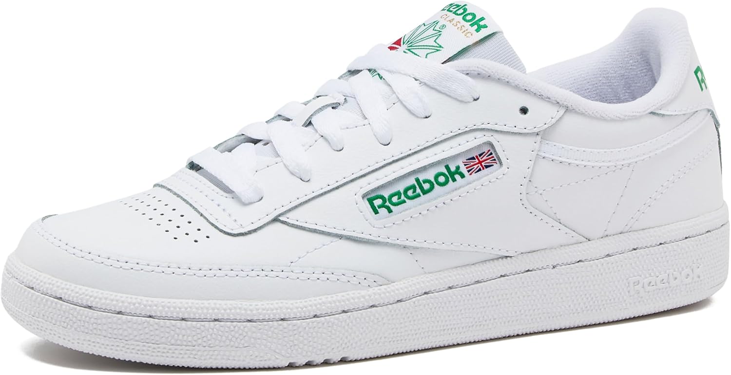 Reebok Men's Club C 85 Tennis Shoes, Casual Fashion White Sneakers